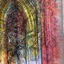 Notre-Dame de Paris is one of the most inspiring and romantic places on Earth.
Here is my new mixed-media painting of architectural view of Notre-Dame.
This painting is from my new collection of architectural cityscapes on a canvas.
I used different graphic tools and acrylic paint, also this painting is covered with acrylic varnish.
Notre-Dame is not stretched on wooden frame so I'll send it rolled in tube.