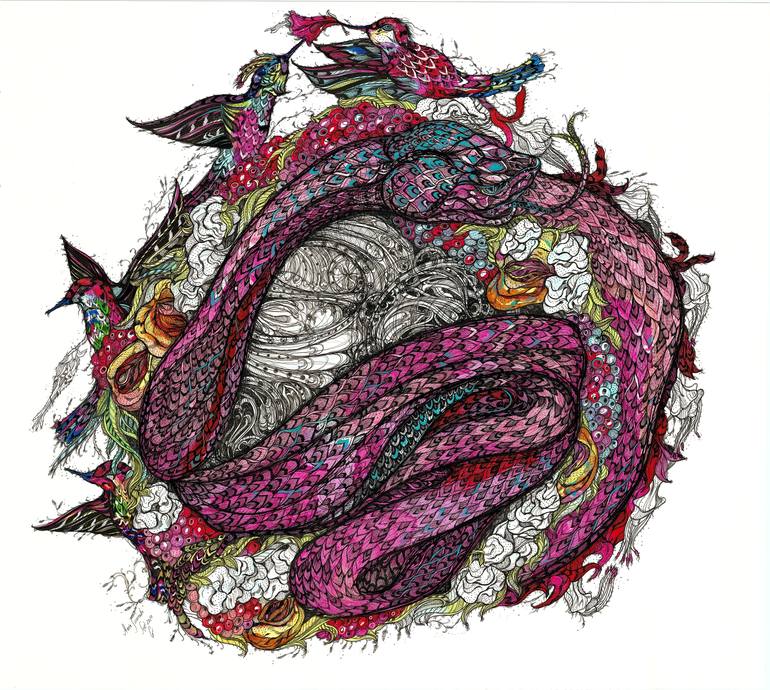 Print of Expressionism Animal Drawings by Maria Susarenko