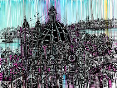 Original Cities Drawings by Maria Susarenko