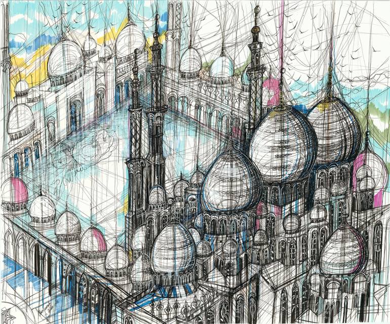 mosque sketch