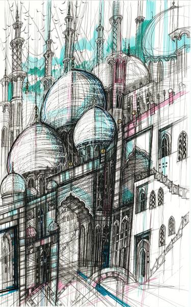 Original Architecture Drawings by Maria Susarenko