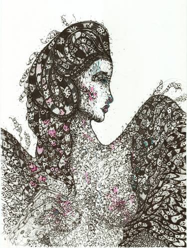 Print of Women Drawings by Maria Susarenko
