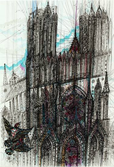 Print of Expressionism Architecture Drawings by Maria Susarenko