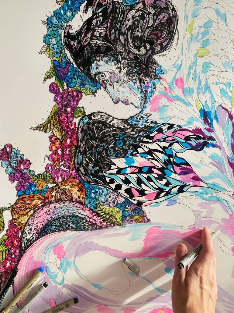 Original Figurative Women Painting by Maria Susarenko