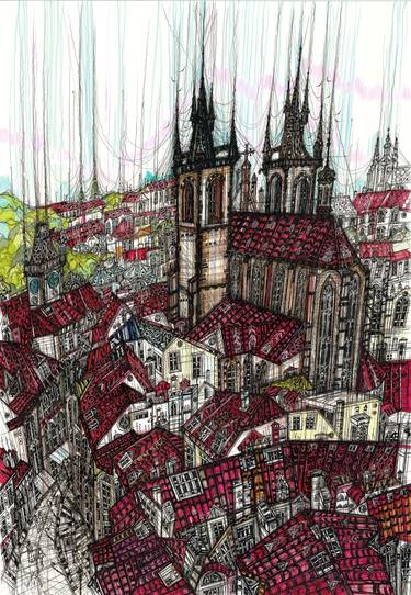 Saatchi Art Artist Maria Susarenko; Drawings, “Prague” #art