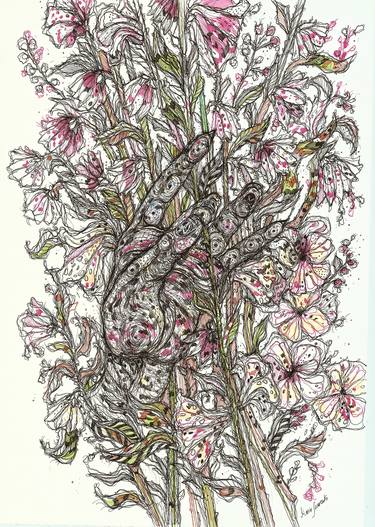 Print of Impressionism Floral Drawings by Maria Susarenko