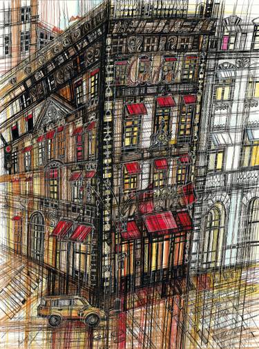 Print of Cities Drawings by Maria Susarenko