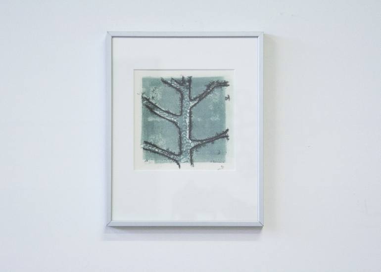 Original Abstract Nature Printmaking by Juul Rameau