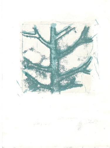 Original Abstract Nature Printmaking by Juul Rameau