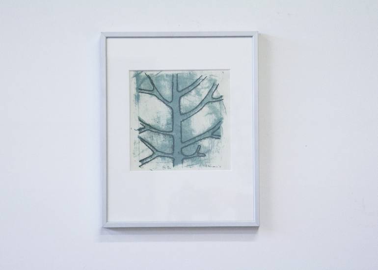 Original Abstract Nature Printmaking by Juul Rameau