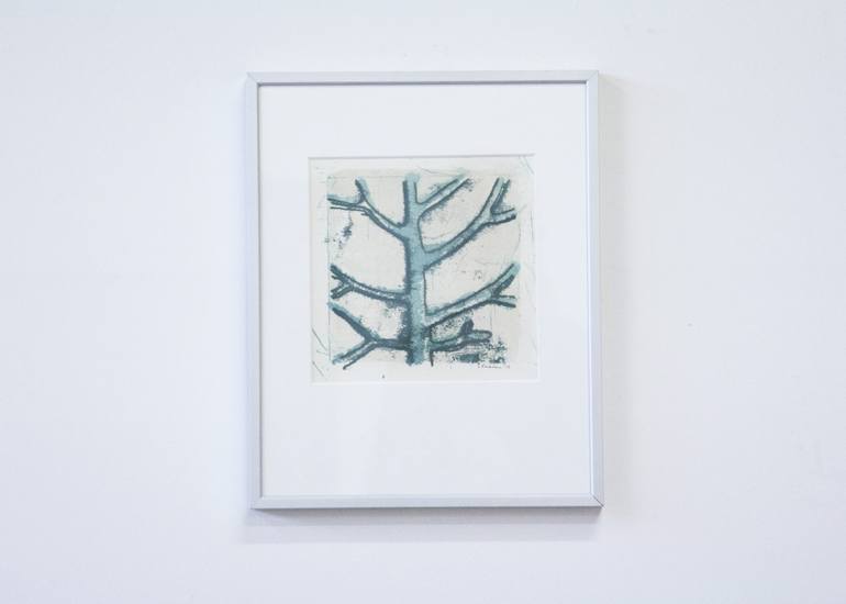 Original Abstract Nature Printmaking by Juul Rameau