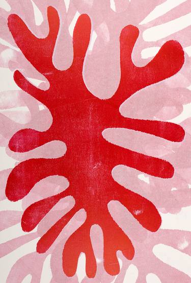 Original Abstract Nature Printmaking by Juul Rameau