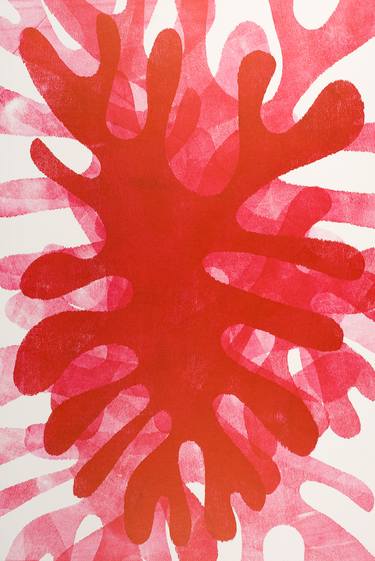 Original Abstract Nature Printmaking by Juul Rameau