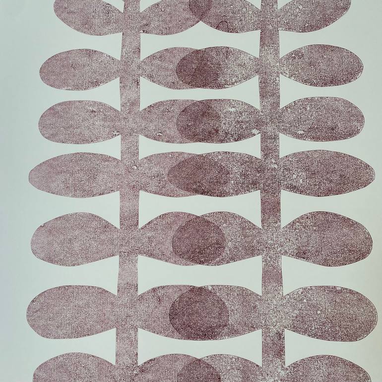 Original Abstract Nature Printmaking by Juul Rameau