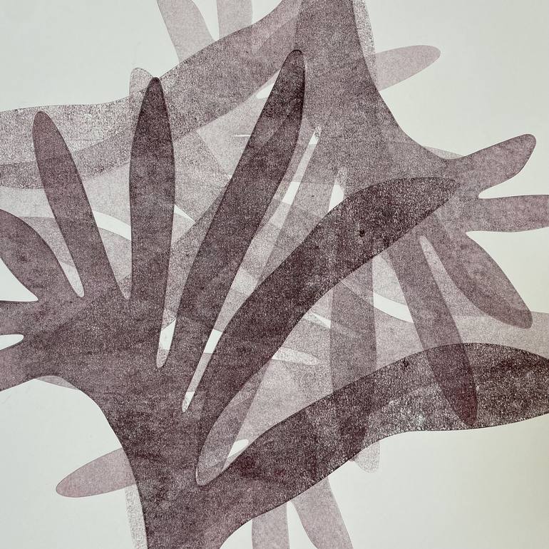 Original Abstract Nature Printmaking by Juul Rameau