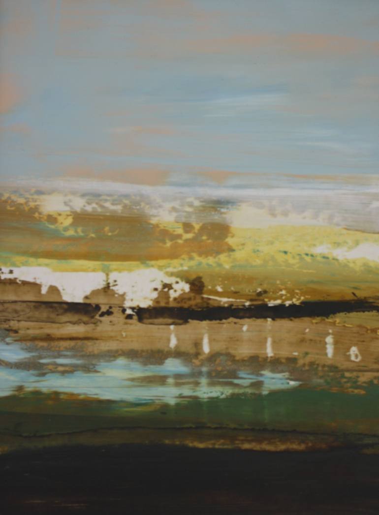 Landscape 3, Iceland Tide Painting by Bernd Beierlein | Saatchi Art