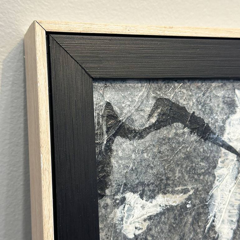 Original Black & White Abstract Mixed Media by Shirley Williams