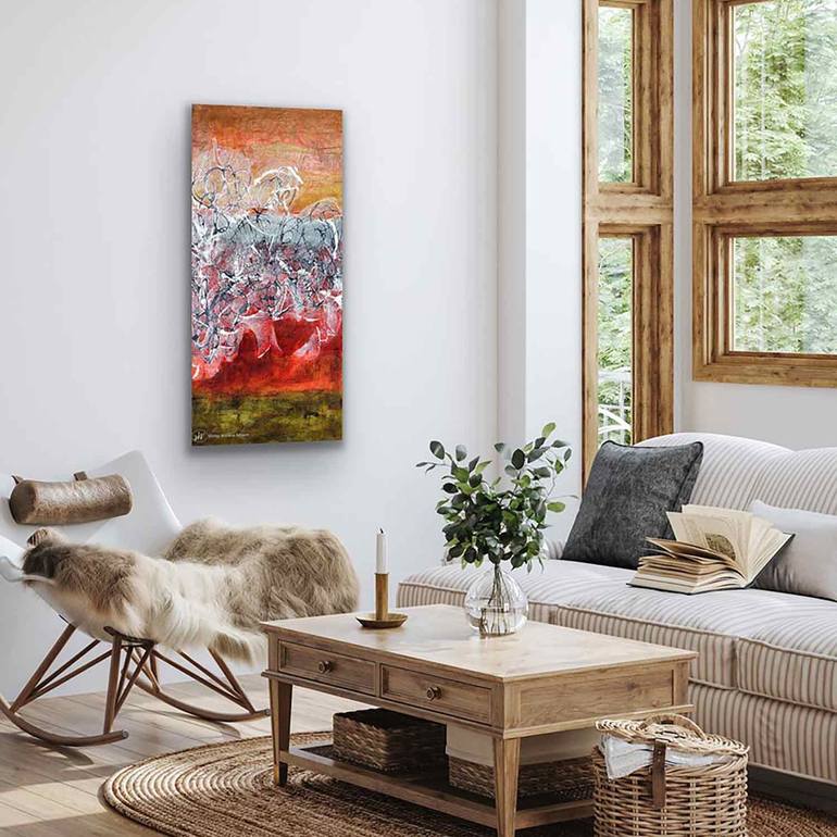 Original Abstract Expressionism Abstract Painting by Shirley Williams