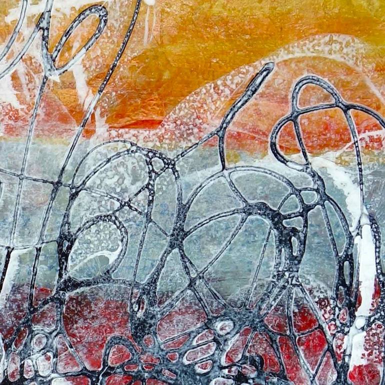 Original Abstract Expressionism Abstract Painting by Shirley Williams