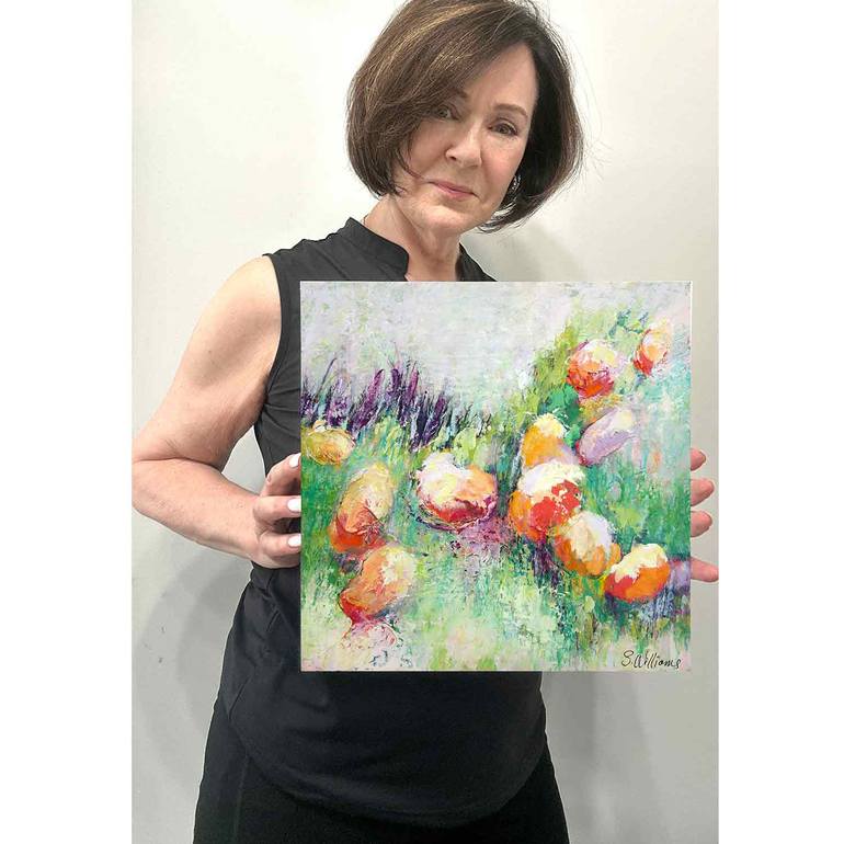 Original Abstract Expressionism Landscape Painting by Shirley Williams