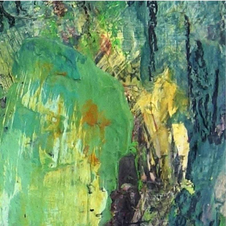 Original Abstract Expressionism Landscape Painting by Shirley Williams