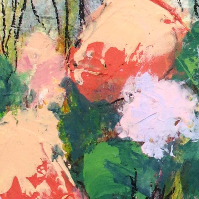 Original Abstract Expressionism Landscape Painting by Shirley Williams