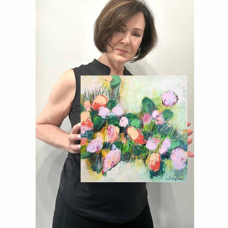 Original Abstract Expressionism Landscape Painting by Shirley Williams