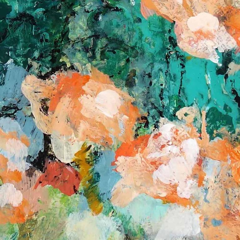 Original Abstract Expressionism Landscape Painting by Shirley Williams