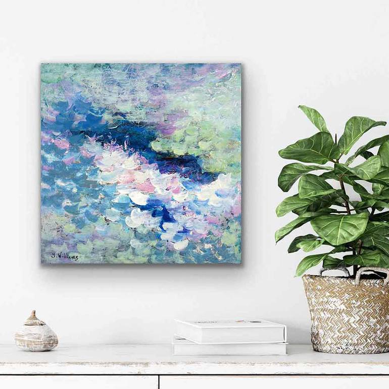 Original Abstract Expressionism Water Painting by Shirley Williams