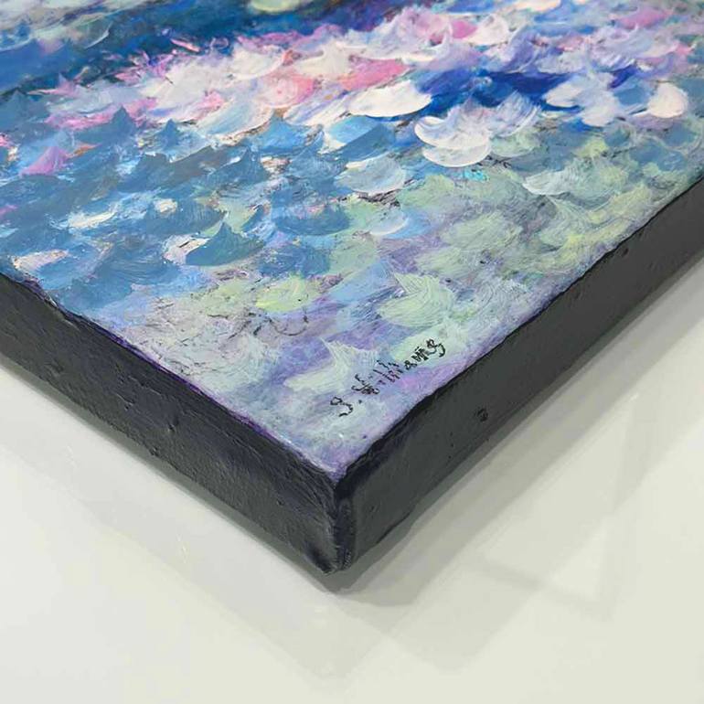 Original Abstract Expressionism Water Painting by Shirley Williams