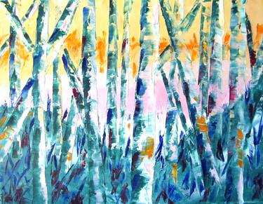 Original Abstract Expressionism Landscape Paintings by Lisa Boyd