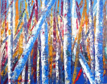 Original Abstract Expressionism Landscape Paintings by Lisa Boyd