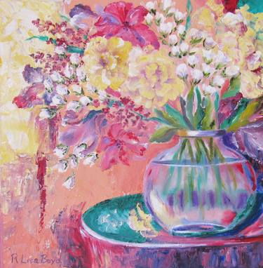 Original Floral Paintings by Lisa Boyd