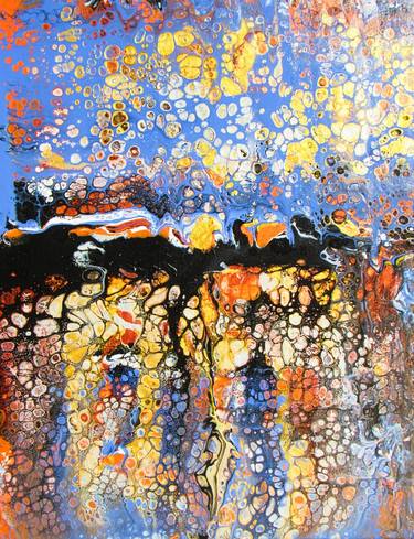Original Abstract Expressionism Abstract Paintings by Lisa Boyd
