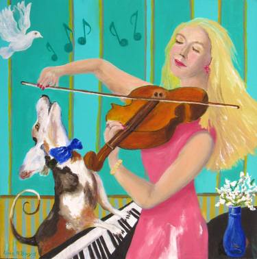 Original Fine Art Music Paintings by Lisa Boyd