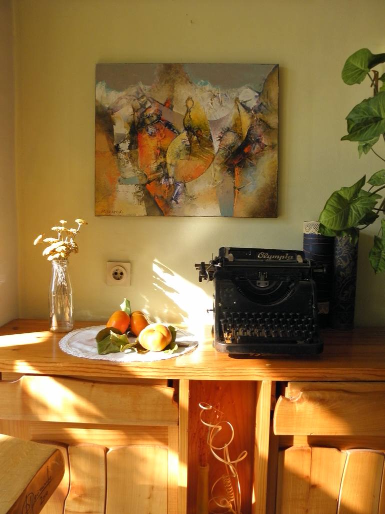 Original Abstract Love Painting by Ivan Gotsev