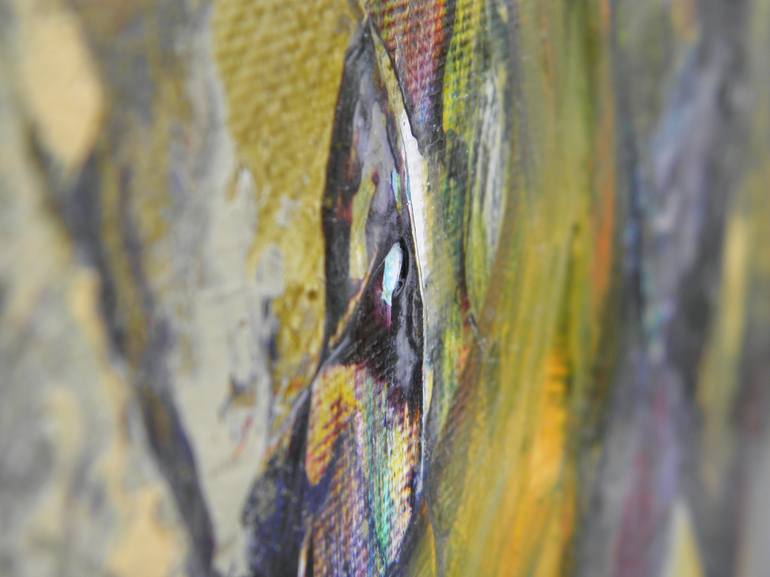 Original Abstract Expressionism Abstract Painting by Ivan Gotsev