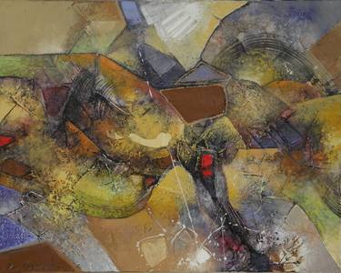 Original Abstract Expressionism Abstract Paintings by Ivan Gotsev