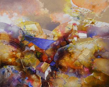 Print of Abstract Landscape Paintings by Ivan Gotsev