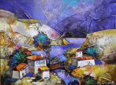 Print of Abstract Landscape Paintings by Ivan Gotsev