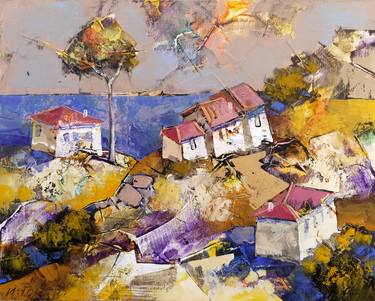 Print of Abstract Expressionism Landscape Paintings by Ivan Gotsev