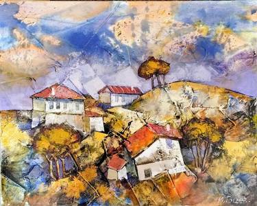 Print of Modern Landscape Paintings by Ivan Gotsev