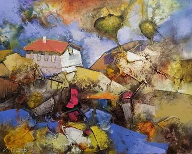 Print of Abstract Expressionism Landscape Paintings by Ivan Gotsev