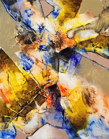 Original Abstract Expressionism Abstract Paintings by Ivan Gotsev