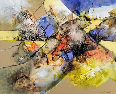 Original Abstract Expressionism Abstract Paintings by Ivan Gotsev