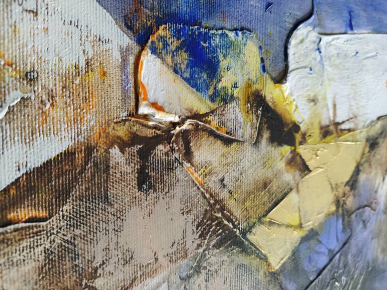 Original Abstract Expressionism Abstract Painting by Ivan Gotsev