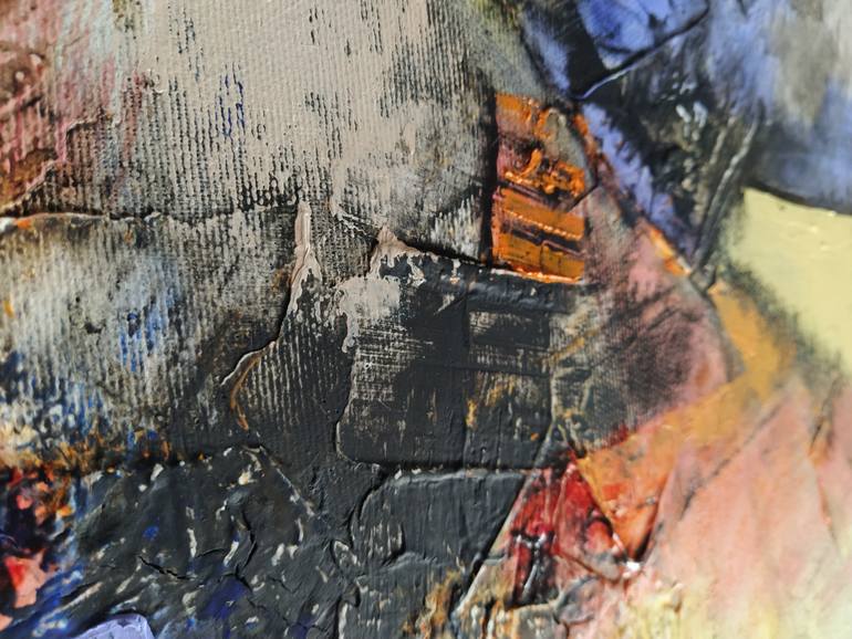 Original Abstract Expressionism Abstract Painting by Ivan Gotsev
