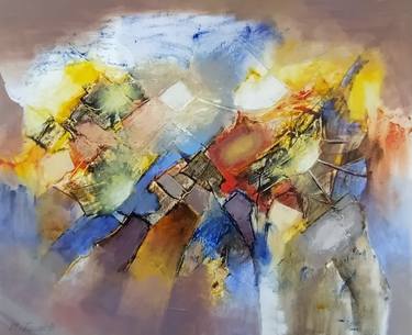 Original Abstract Expressionism Abstract Paintings by Ivan Gotsev