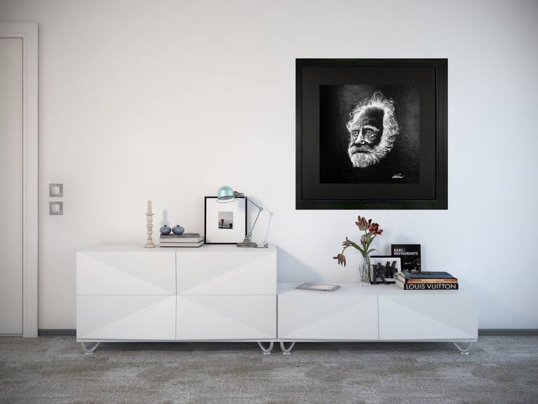 Original Expressionism People Painting by John Patterson
