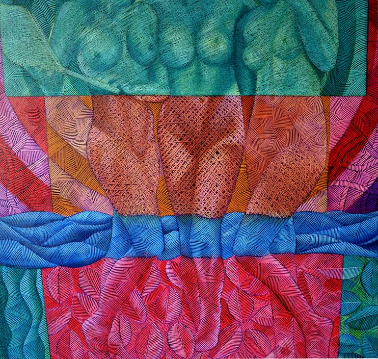 Original Figurative Women Painting by Haydar Ekinek